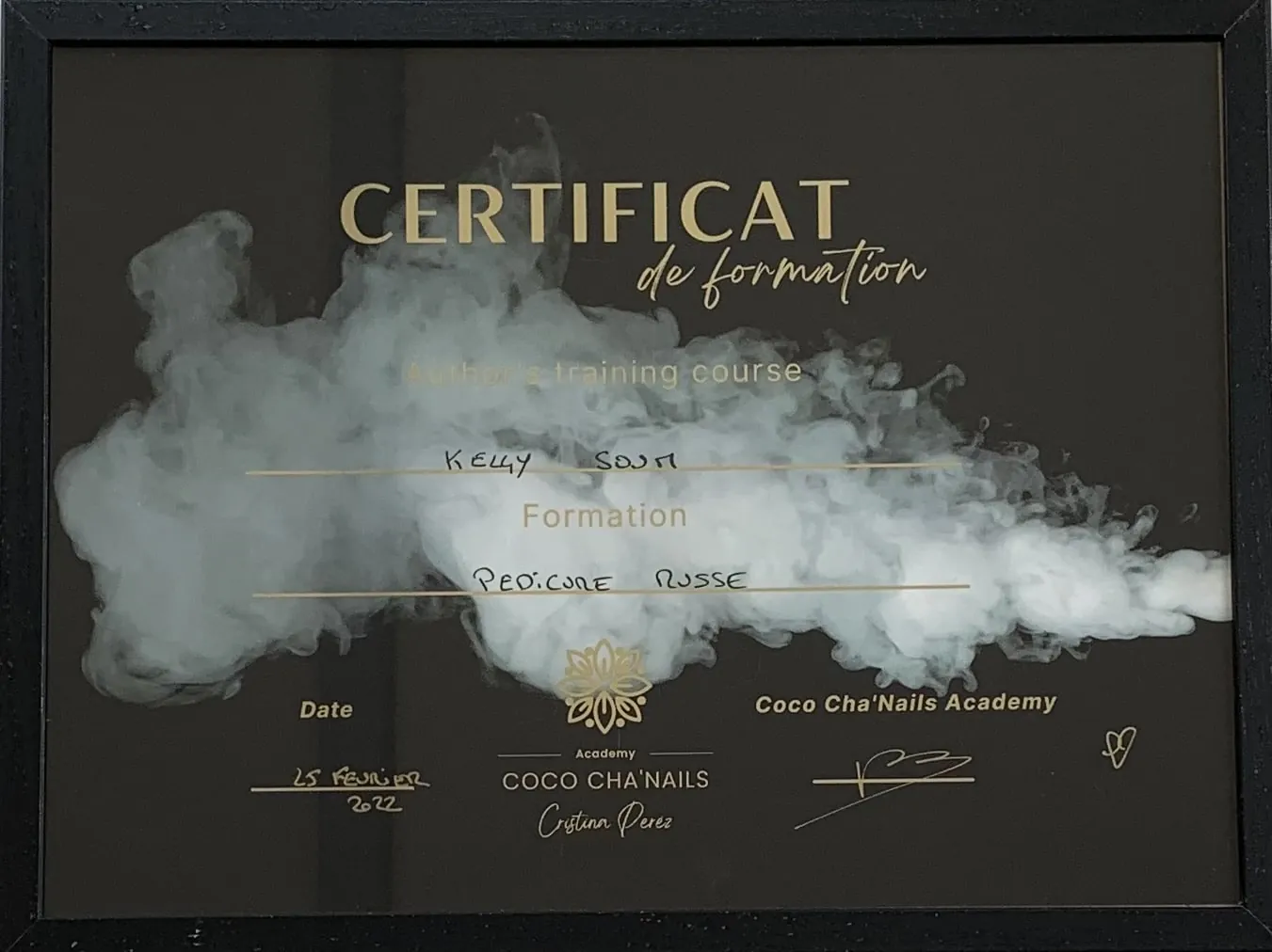 Certificat Manucure russe + Popits